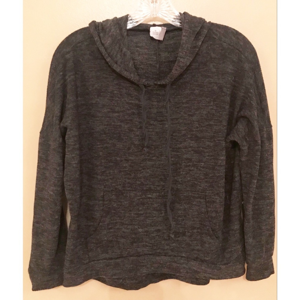 Paper Crane Dark Heather Gray Hoodie